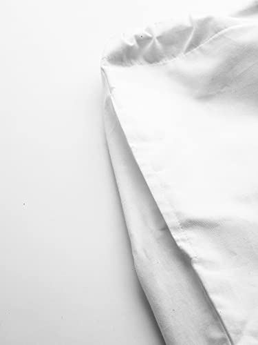 Image of See Designs White Cotton Regular Fit Pyjamas Drawstring Closure