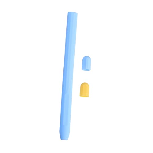 DOITOOL Estuche para lápiz Puntas de lápiz Punta Fina sacapuntas de lápiz eléctrico Agarre Appl Pencil Antideslizante Soporte para lápiz Funda de Soporte de Silicona para lápiz óptico