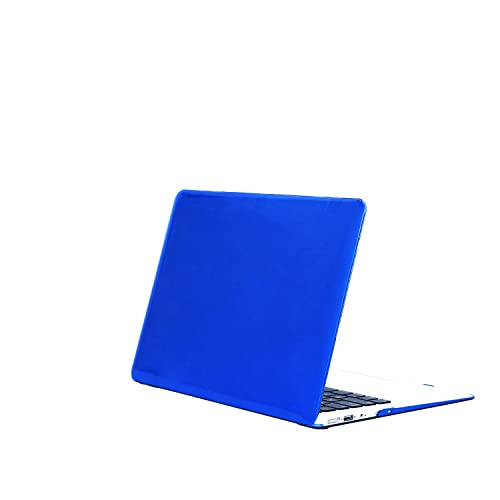 Coque MacBook Air 13 M2 bleu transparent protection rigide fine A2681
