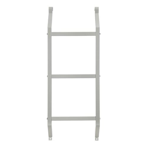 3-Step Basement Egress Ladder Window Steel Emergency Escape for Egress Window Well