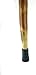 SE Natural Wood Walking Stick with Root Head, Carved Hand Grip, Steel Spike and Metal-Reinforced Tip Cover, 55