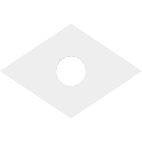 Image of Ekena Millwork CMP24X16DD-05000 Diamond Architectural Grade PVC Contemporary Urethane Ceiling Medallions 24 inchW x 16 inchH x 5 inchID x 8 1 /2 inchC x 1 inchP