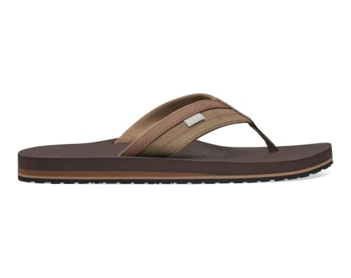 Image of Sanuk Mens Ziggy ST | Flip Flops for Men | Mens Sandals | Beach Sandals | Water Friendly & Lightweight | Comfort Footbed