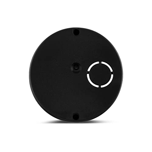 REV Abzweigdose, 25 Stück, Verteilerdose Ø 70 x 36 mm mit 8 Einführungen, schwarz