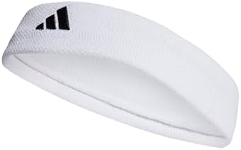 adidas Tennis Adult's Headband, White/Black, One Size
