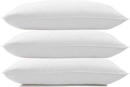 STARHUB Very Soft,Relif & Comfortable white fiber white pillow with pack of 3 (16