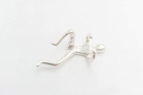 Climbing Man Ear Cuff Wrap Earring No Piercing Sterling Silver Cartilage Adjustable Body Jewelry #TOP4