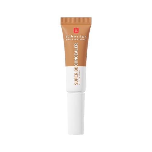 Erborian - Super BB CONCEALER - Hochdeckender Concealer mit Niacinamid und LSF 25 - Feuchtigkeitsspendender Augen-Korrektor mit natürlichem Finish - Koreanische Kosmetik - Caramel - 10ml
