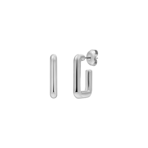 XENOX® Frame Creolen - Damen Ohrringe aus hochwertigem Edelstahl, 100% Wasserfest | X2675