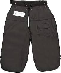 Forester Chainsaw Safety Chaps with Pocket, Apron Style (Grey), Long 40''