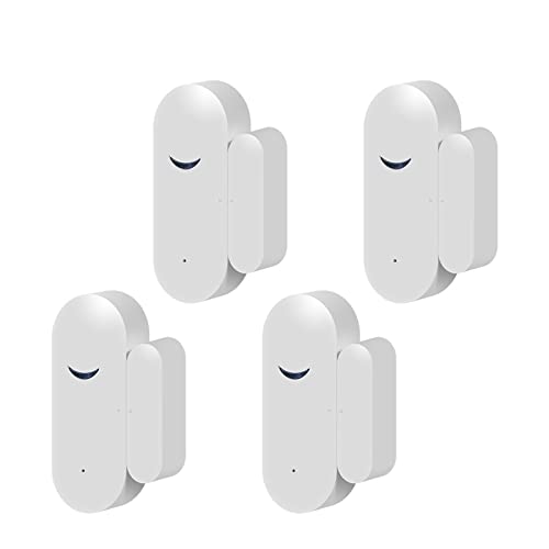 Sin Cuotas Mensuales Tuya, alarmas de seguridad for el hogar, Kit, alarma for, Sensor puerta, timbre inalámbrico/alarma for, Control aplicación GSM(4pcs)