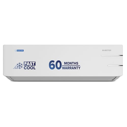 Top 10 Best AC 1 Ton 5 Star | Best 1 Ton 5 Star and 3 Star ACs In India 2024 18 Blue Star 1 Ton 3 Star Convertible 5 in 1 Cooling Inverter Split AC (Copper, Multi Sensors, Dust Filters, Smart...