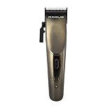 Stylecraft Rogue Professional 9V Microchipped Magnetic Motor Cordless Hair Clipper, 5 Guards, Matte Gunmetal