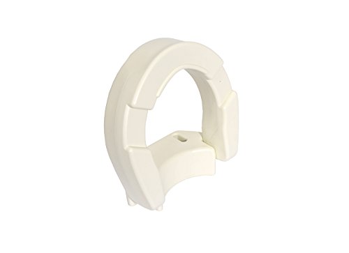 Essential Medical Supply Hinged Toilet Seat Riser For Elongated Toilets, 19.2 X 14 X 3.5 Inch #TOP1