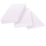 Saarschaum® Schaumstoffplatte, Schaumstoff Matte RG 2538 lila 100x100x3cm weich, Gute Qualität für Sitzkissen Rückenkissen Sitzbänke Stuhlkissen Wohnmobilausstattung Matratzenauflage Versandpolster