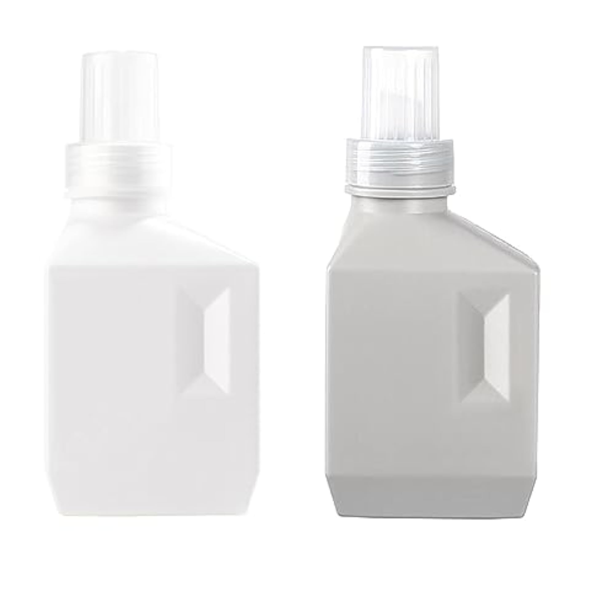 2x 1000ML Laundry Bottle with Label for Detergent Storage