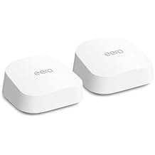Amazon eero 7 dual-band mesh Wi-Fi 7 router (newest model) - Supports internet plans up to 2.5 Gbps, Coverage up to 4,000 s