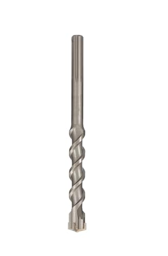Broca for martillo perforador SDS Max de 1000 mm, punta de carburo de tungsteno de 4 cortadores de 25 mm for hormigón, mampostería y piedra, 1 unidad