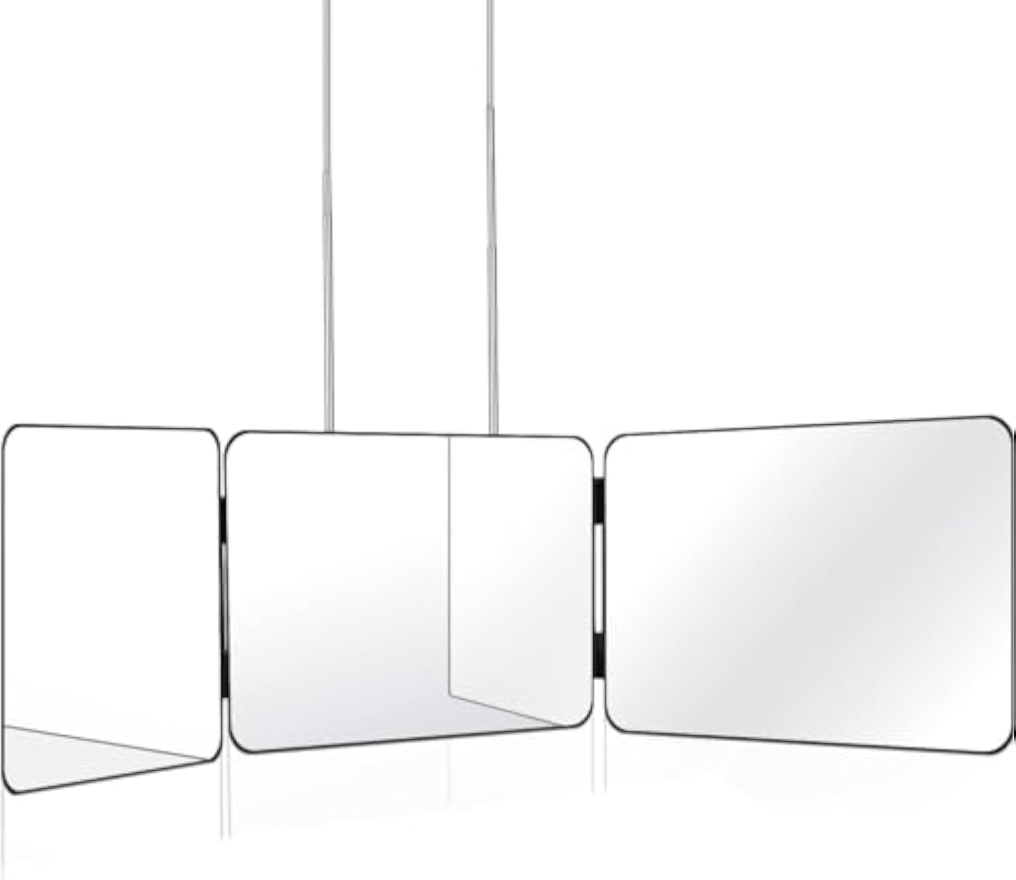 Tri-fold Mirror for Shaving and Makeup