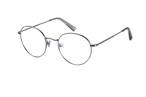Savile Row Sro-7 armazón óptico masculino gris de 49 mm para lentes recetadas