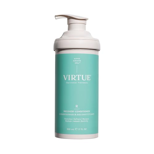 Virtue Recovery Conditioner with Keratin Hydrates, Softens, and Renews Damaged Hair, Sulfate Free, Color Safe