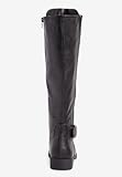 Comfortview Milan Wide Calf Boot Tall Knee-High Women's Winter Shoes (Wide Widths Available) - 13 M, Black (Wide Widths Available)