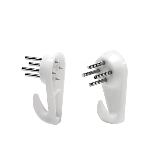 Image of Nails for Hanging Pictures,Picture Hooks Hardwall Hanger for Hardware, Fasteners & Hooks Wall Mount Non-Mark Hook Picture Photo Frame Hangers(20Pcs,30*15mm)