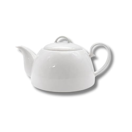 Leonardo Luxury Home Design Teiera Porcellana 0,5 Litri Adatta per Fiamma Liscia e Resistente The Infuso Servizio Elegante Idea Regalo e Raffinato Adatto a Lavastoviglie Forno e Microonde (0,5 Litri)