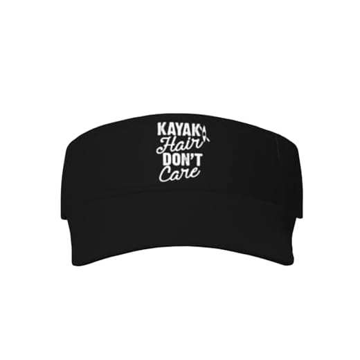 Baseball Cap Kayak Hair Don't Care Umbrella Cap Classic Sun Protection Visor Caps for Women Travel Running Golf 52-63 cm