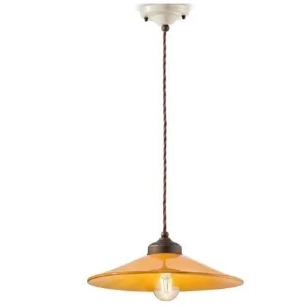 Lampe à suspension d'ingénierie d'hôtel avec diffuseur de lumière jaune 30cm