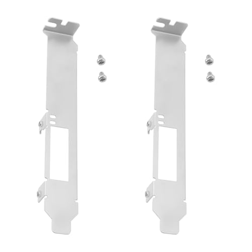 ECSiNG 2Pcs Full Height Network Cards Bracket with Screws Compatible with Mellanox CX312B MCX312B-XCCT/XCBT
