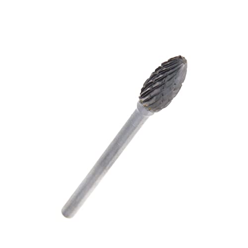 Fresas rotativas Auniwaig 3 piezas 3mm carburo doble corte miniatura 2