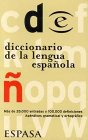 Diccionario De LA Lengua Espanola (Espasa De Bolsillo Series) 8423959937 Book Cover