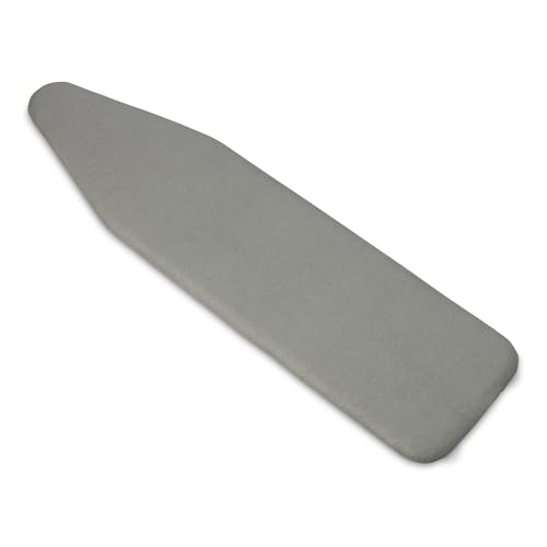 Amazon Basics Copriasse da Stiro, Misura Standard, Imbottitura Spessa, Colore Grigio, 38.1 x 137.2 cm (asse da stiro non incluso)