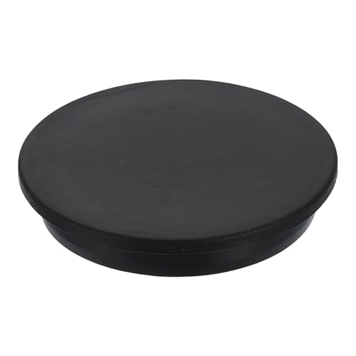 Image of uxcell Silicone Hole Plug, Waterproof Round Rubber Stoppers Bottle Seal Plugs Tube Pipe End Caps for 100mm /3.94 inch Hole for Bathtub Bottle, Black