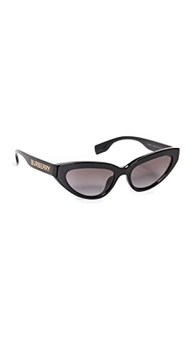 BURBERRY Women's Debbie Sunglasses, Black/Grey Gradient, One Size