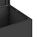 Imagen de vidaXL Caja de Almacenamiento Exterior Negro 80 x 50