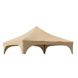 Garden Winds Reinforced RipLock 350 Replacement Canopy Top Cover Compatible with Coleman Instant 12' x 12' Canopy Model 2000024115, 2000035987 - Beige