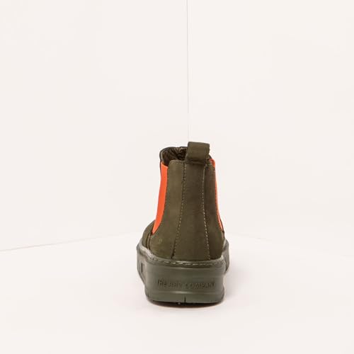 Art Unisex. 1178911F2003_0MU Botines De Piel 1789 Belleville Verde (37), Plano, Ninguno, Casual - 5