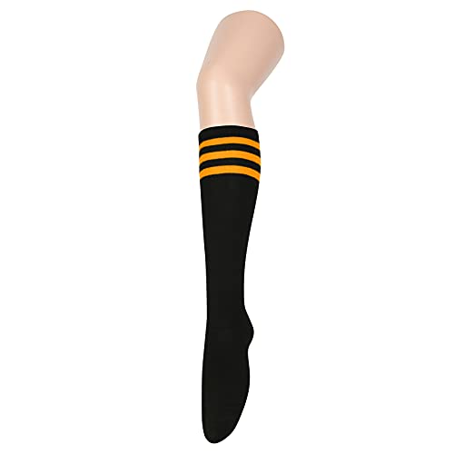 Image of American Trends Womens Athletic Knee High Socks Outdoor Sport Thigh High Stockings Casual Stripes Tube Socks