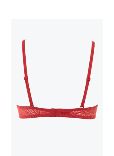 Calvin Klein Damen Demi-Cups BH Lightly Lined mit Bügel, Rot (Syrah), 65E 2