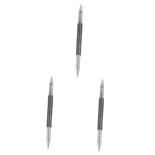 HOMSFOU Pcs High Impact Spring Nail Set Punch Steel Nail Setter Tool for Efficient