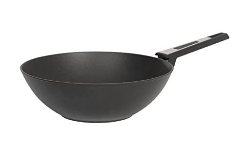 skk Wok de inducción, wok de inducción, mango fijo, wok de inducción, wok de aluminio fundido, para todo tipo de cocinas, inducción, vitrocerámica, parrilla de gas Cover