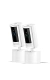 Ring Pan-Tilt Indoor Camera | Plug-In Pet Security Camera | 360° pan & 169° tilt coverage, Manual Privacy Cover, HD video, Two-Way Talk, Wi-Fi | 30-day free trial of Ring Subscription | 2 Cameras