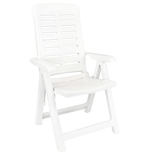 Ensemble de jardin 3 pièces blanc résistant aux intempéries table pliante