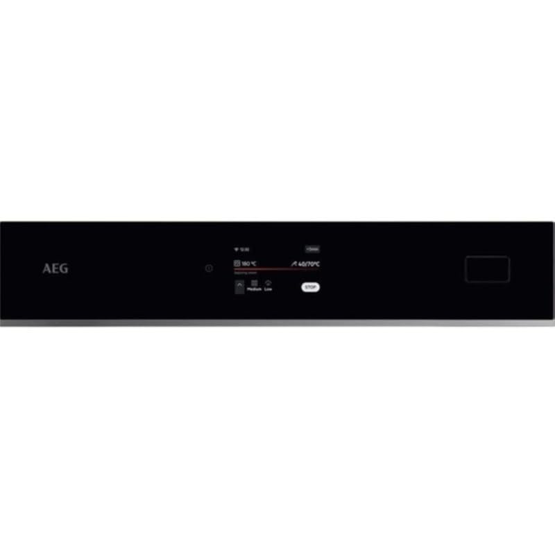 AEG TB8SB73ZAB Multifunktionsofen, 70 l, Dampfreinigung, 25 Funktionen, 119 automatische Programme, Thermalsonde, Dampfgaren, Touchscreen, Teleskopschienen, WLAN-Konnektivität, Schwarz