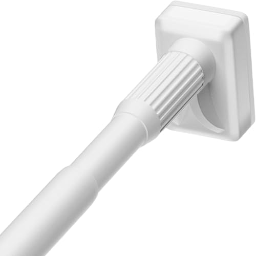 Tringle à rideau de douche réglable de 1,6 m à 2,5 m sans perçage pour salle de bain - 8