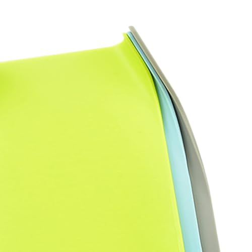 Image of Plastic Cutting Board Set, Non-Slip Chopping Boards for Meat, Veggies, Fruits, with Easy Grip Handle, Dishwasher Safe (Set of 3)