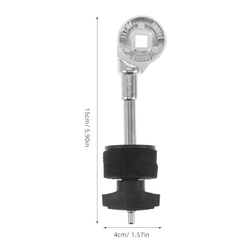 Soporte para pierna de batería Ipetboom con cabeza para atril de platillos, accesorio estable de metal para instrumentos de percusión y montaje de platillos miniatura 2