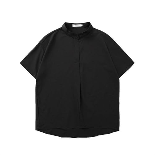 Chemise pour hommes coupe régulière en coton mélangé argenté